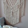 Makrama wisząca na ścianę LILA kolor naturalny / ecru
