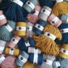 BOBBINY SZNUREK DO MAKRAMY 3mm SKRĘCANY MUSZTARDOWY
