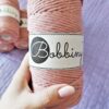 BOBBINY SZNUREK DO MAKRAMY 3mm SKRĘCANY RÓŻOWE ZŁOTO