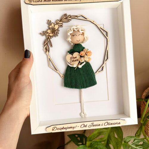 Prezent dla nauczyciela, upominek, ramka