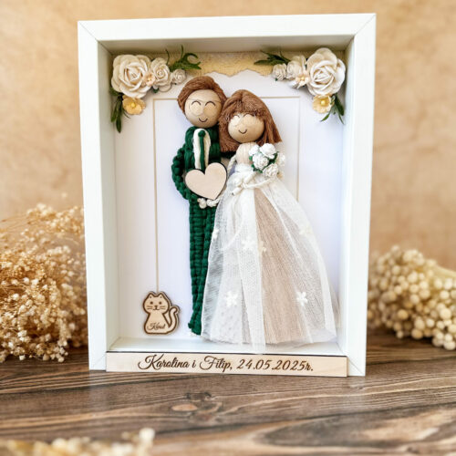 Ramka ślubna - Para Młoda