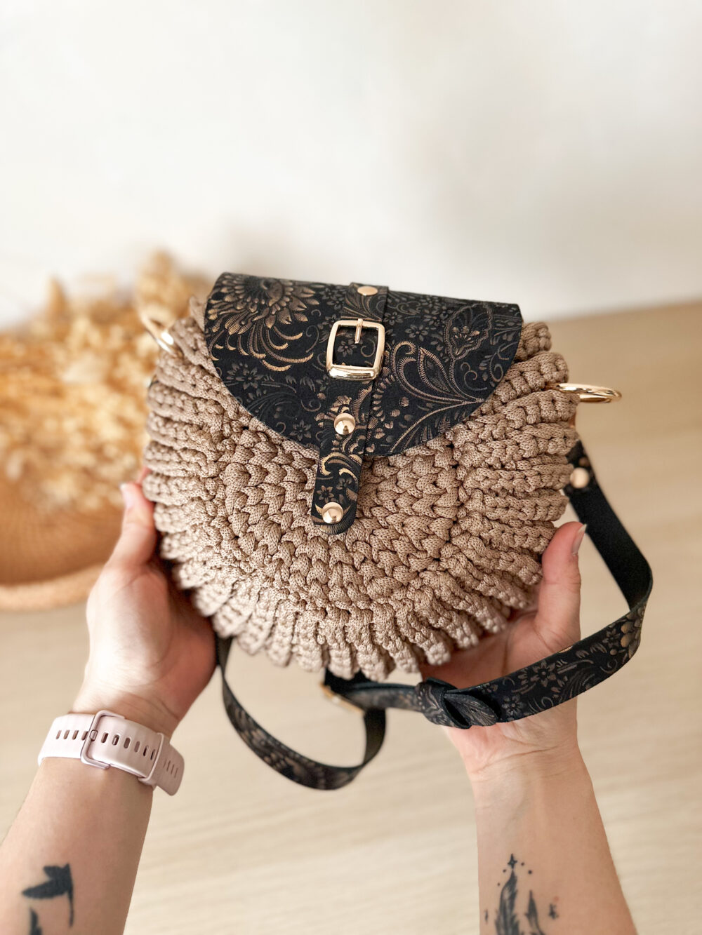 Torebka Oreo na szydełku