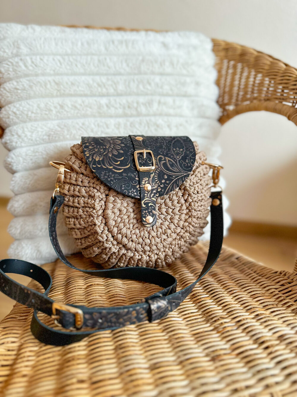 Torebka Oreo na szydełku